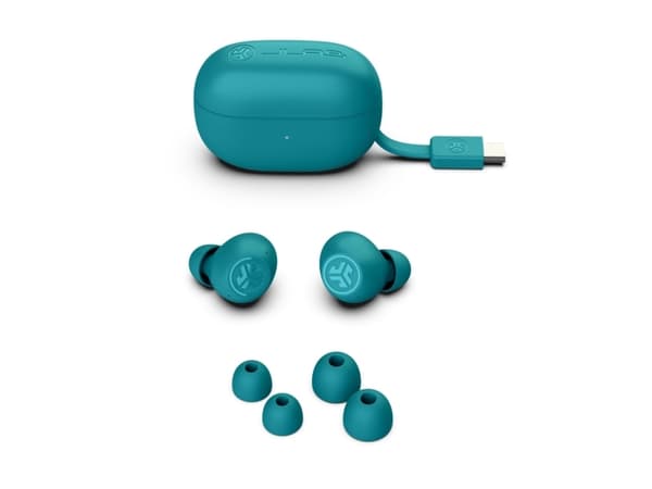 JLab Go Pop ANC, True Wireless Stereo (TWS), 20 - 20000 Hz, Calls/Music, Headset, Teal