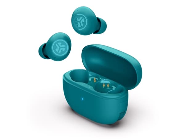 JLab Go Pop ANC, True Wireless Stereo (TWS), 20 - 20000 Hz, Calls/Music, Headset, Teal