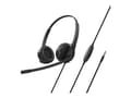 Miniatyrbild 1 av 5: Creative HS-230 - Headset - på örat - kabelansluten - USB-A, 3,5 mm kontakt - svart