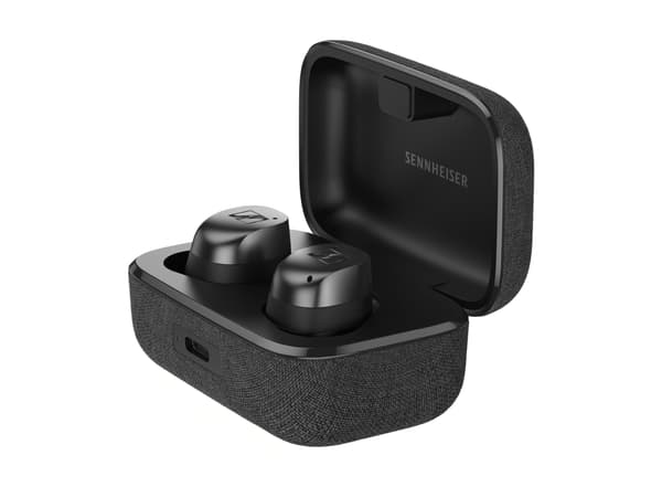 Sennheiser MOMENTUM True Wireless 4 - True wireless-hörlurar med mikrofon - inuti örat - Bluetooth - aktiv brusradering - svart grafit