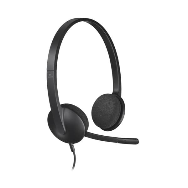 Logitech H340 -hörlurar med mikrofon