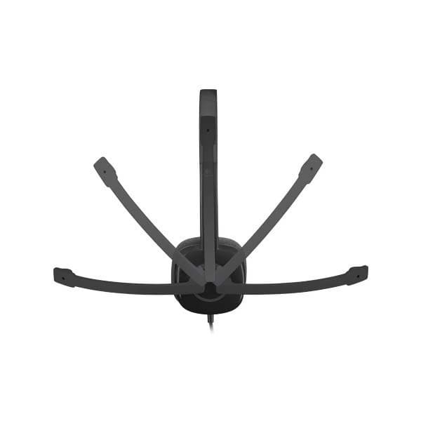 Logitech H151-hovedtelefoner med mikrofon, sort