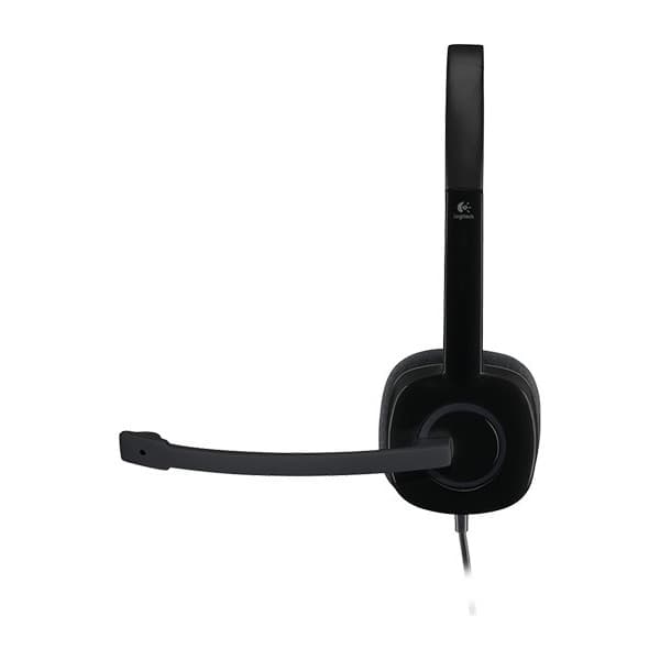 Logitech H151-hovedtelefoner med mikrofon, sort