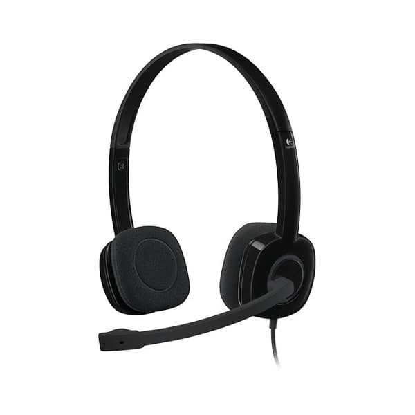 Logitech H151 -kuulokemikrofoni, musta