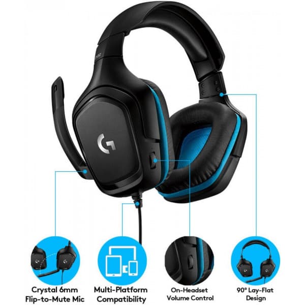 Logitech G432 -pelikuulokkeet