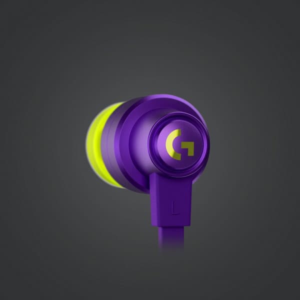Logitech G333 -spelhörlurar, lila