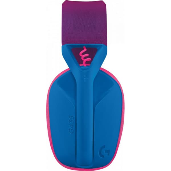 Logitech G435 Lightspeed trådlösa spelhörlurar, blå