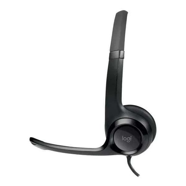 Logitech H390 headsetmikrofon, sort