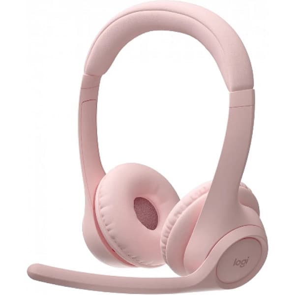 Logitech Zone 300 Trådlösa hörlurar, rosa