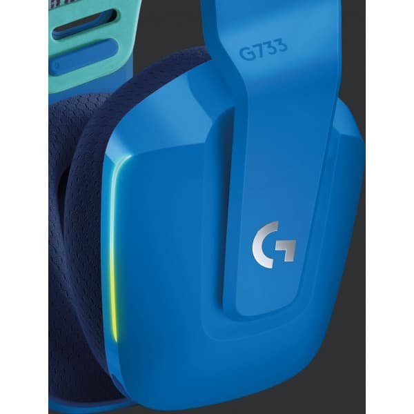 Logitech G733 Lightspeed -langattomat pelikuulokkeet, sininen