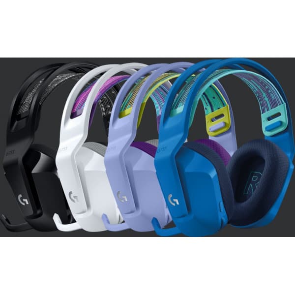Logitech G733 Lightspeed -langattomat pelikuulokkeet, sininen