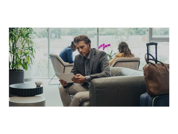 Yealink BH71 Series Workstation Pro - Hodesett - i øret - over-øret-montering - Bluetooth - trådløs - USB-A via Bluetooth-adapter - Certified for Mic