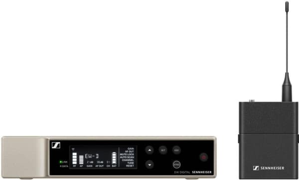 Sennheiser EW-D SK Base Set (Q1-6), Langaton RF, Telineasennettava vastaanotin, Irroitettava, BNC, 20 - 20000 Hz, Bodypack-lähetin