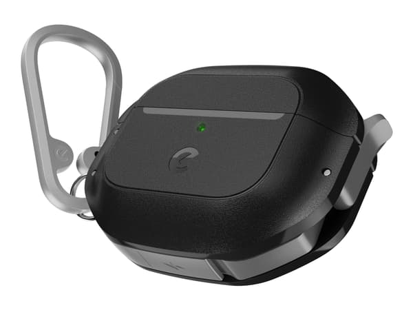 Keybudz Element - Langaton kuulokkeiden latauskotelo - hiilimusta - Apple AirPods -laitteille (3. sukupolvi)