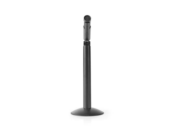 Nedis MICSJ100BK, Bordsmikrofon, -30 dB, 50 - 16000 hz, 2200 O, 58 dB, 110 dB