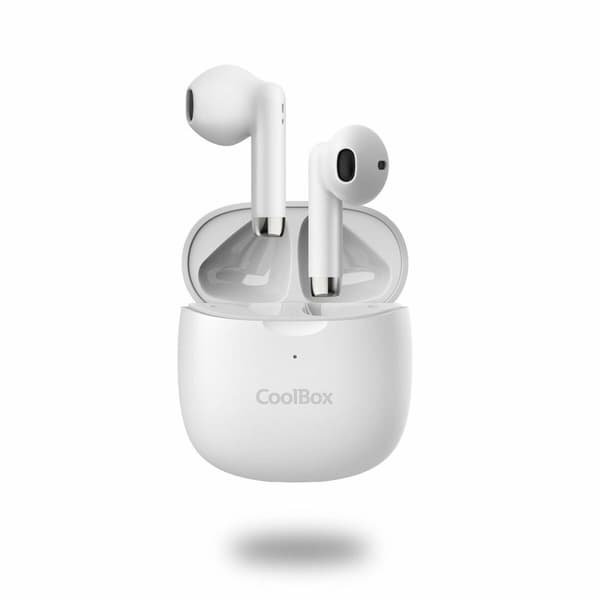 Bluetooth hovedtelefoner CoolBox COO-AUB-TWS01 Hvid