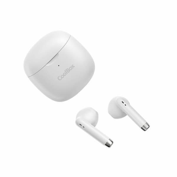Bluetooth hovedtelefoner CoolBox COO-AUB-TWS01 Hvid