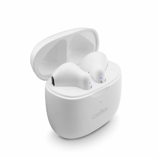 Bluetooth hovedtelefoner CoolBox COO-AUB-TWS01 Hvid