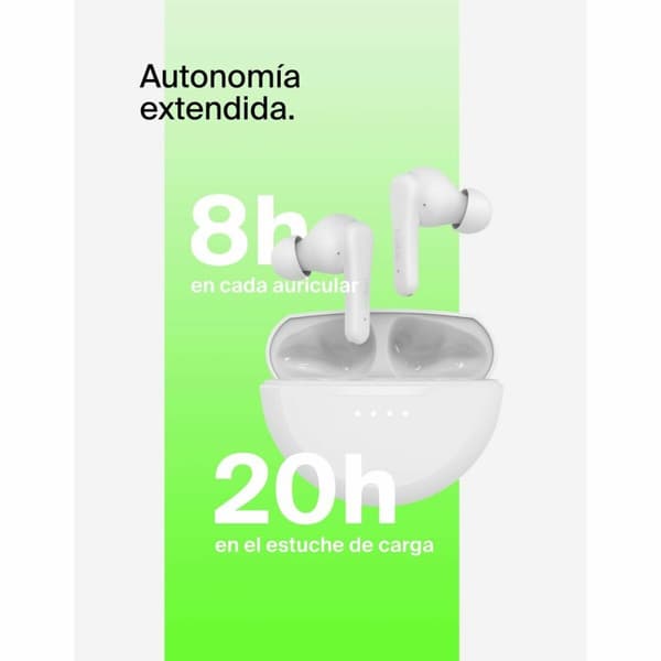 Hovedtelefoner Belkin AUC012BTWH Hvid