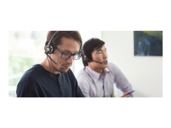 Poly EncorePro HW715 - EncorePro 700 Series - hodesett - on-ear - kablet - USB-A - svart