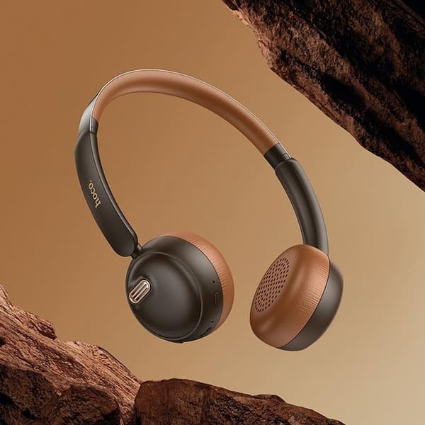 Hoco On-Ear Hörlurar Trådlösa Bluetooth W62 - Brun