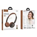Miniatyrbild 5 av 5: Hoco On-Ear Hörlurar Trådlösa Bluetooth W62 - Brun