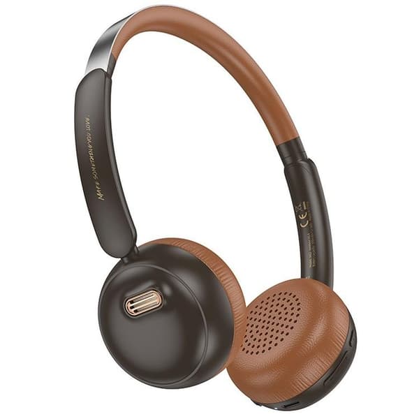 Hoco On-Ear Hörlurar Trådlösa Bluetooth W62 - Brun