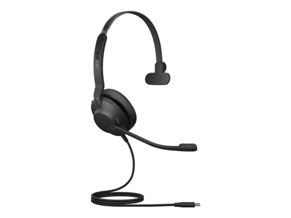 Jabra Evolve2 30 SE MS Mono - Headset - på örat - kabelansluten - USB-C, USB-A - ljudisolerande - Certifierad för Microsoft-teams