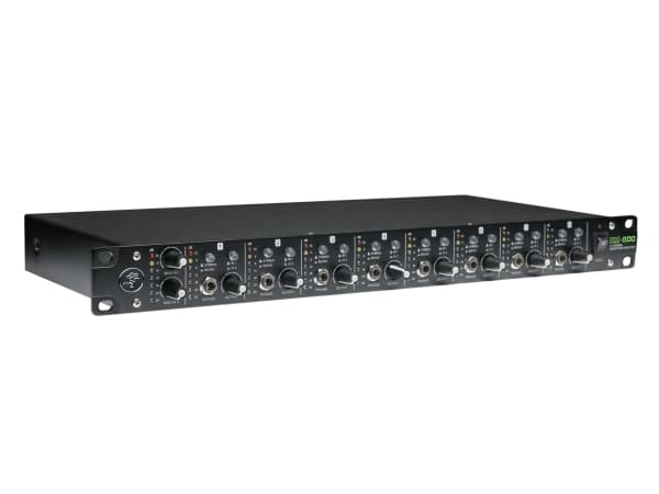 Mackie HM-800, 0,005%, -67 dB, 40000 ohm (O), 47 ohm (O), 19 dB, 20 - 20000 Hz