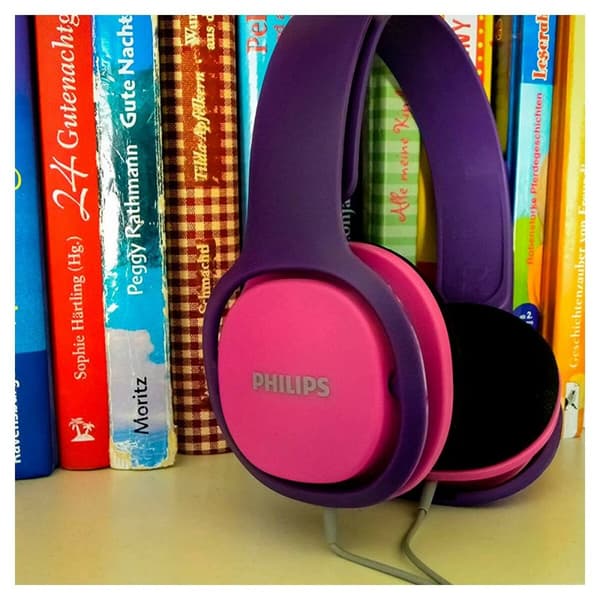 On-Ear- kuulokkeet Philips Pinkki Kaapelilla Pojille