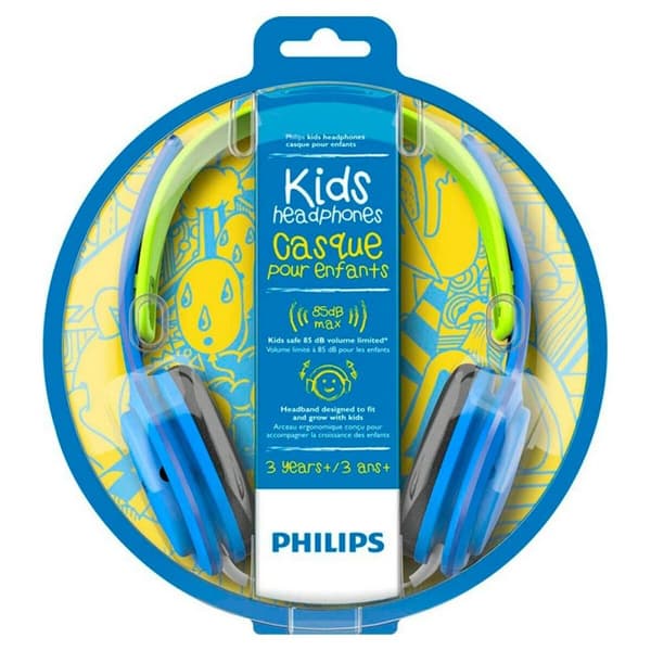 On-Ear- kuulokkeet Philips SHK2000BL (3.5 mm) Sininen Kaapelilla Pojille
