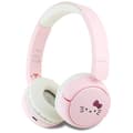Miniatyrbild 1 av 5: Hello Kitty On-Ear Hörlurar Trådlösa Bluetooth Face Logo - Rosa