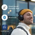 Miniatyrbild 5 av 6: PHILIPS Trådlösa On-Ear Hörlurar,65h Speltid - Vit