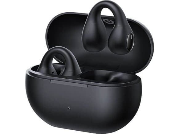 Baseus Bass 15 Clip Open Ear Hodetelefoner True Wireless Stereo (TWS) in-ear samtaler/musikk Bluetooth svart (A00079500113-00)