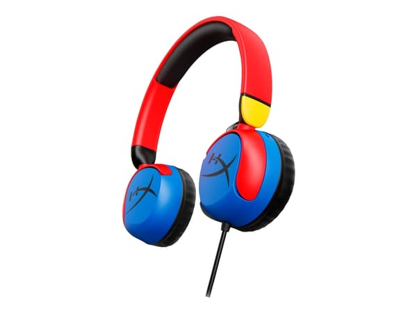 HyperX Cloud Mini - Hodesett - on-ear - kablet - aktiv støydemping - 3,5 mm jakk - multifarge