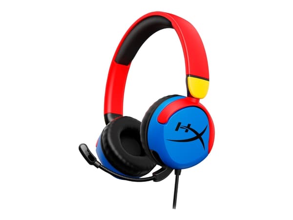 HyperX Cloud Mini - Hodesett - on-ear - kablet - aktiv støydemping - 3,5 mm jakk - multifarge