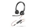Pikkukuva 1 / 5: HP Poly Blackwire 3325M USB-C Stereo Headset + 3.5mm Jack + USB-C/A Adapter (Black, Certified for Microsoft Teams)