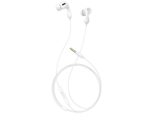 Baseus Encok HZ20 kablede in-ear-hodetelefoner med samtaler/musikk hvit (A00171500213-00)