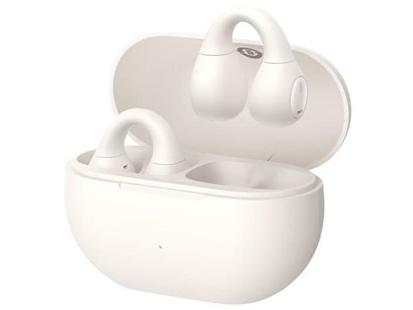 Baseus Bass 15 Clip Open Ear Kopfhörer True Wireless Stereo (TWS) im Ohr Anrufe/Musik Bluetooth Weiß (A00079500223-00)