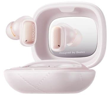 Baseus AirNora 3 Kopfhörer True Wireless Stereo (TWS) im Ohr Anrufe/Musik Bluetooth Rosa (A00076701413-00)