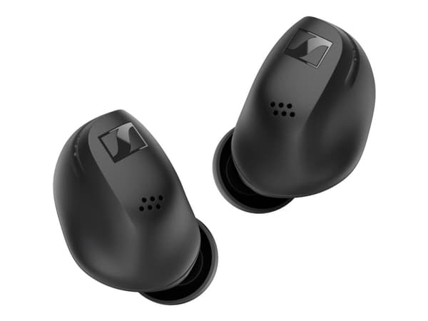 Sennheiser ACCENTUM - True wireless-hodetelefoner med mikrofon - i øret - Bluetooth - aktiv støydemping - svart