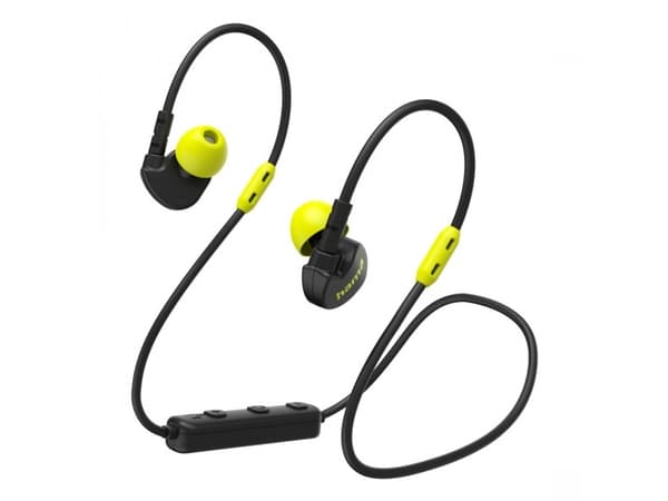 Hama Freedom Athletics II Langattomat kuulokkeet - Korvakuulokkeet - In Ear Call/Music Bluetooth Musta - Keltainen (00184187)