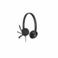 Pikkukuva 2 / 11: Kuulokkeet mikrofonilla Logitech 981-000475 USB 1,8 m Musta (1 osaa)