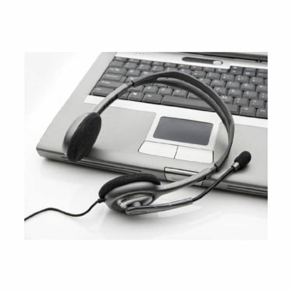 Kuulokkeet mikrofonilla Logitech 981-000271 2 x Jack 1,4 m Musta Harmaa