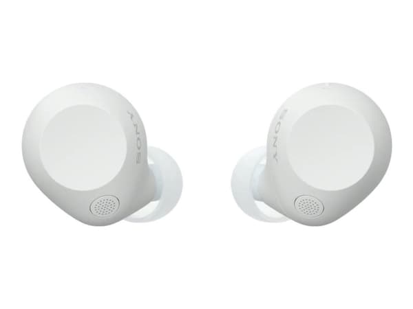 Sony WF-C710N - True wireless-hörlurar med mikrofon - inuti örat - Bluetooth - aktiv brusradering - vit