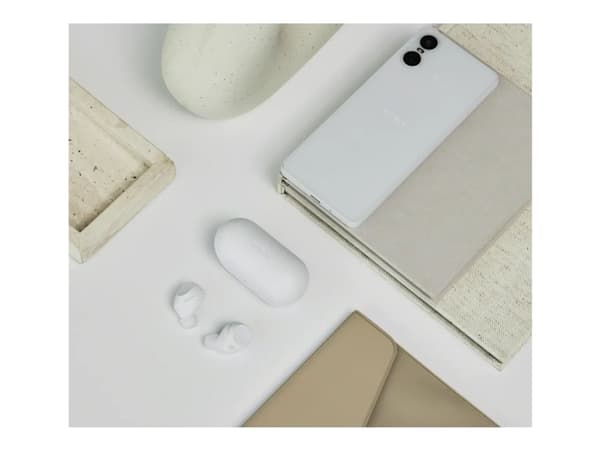Sony WF-C710N - True wireless-hörlurar med mikrofon - inuti örat - Bluetooth - aktiv brusradering - vit