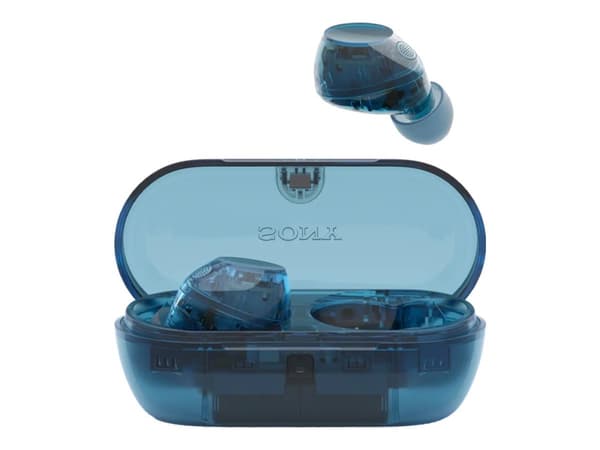 Sony WF-C710N - True wireless-hörlurar med mikrofon - inuti örat - Bluetooth - aktiv brusradering - glass blue
