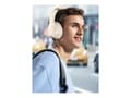 Miniatyrbilde 5 av 5: Soundcore Q20i - Hodetelefoner med mikrofon - full størrelse - Bluetooth - trådløs, kablet - aktiv støydemping - 3,5 mm jakk - hvit