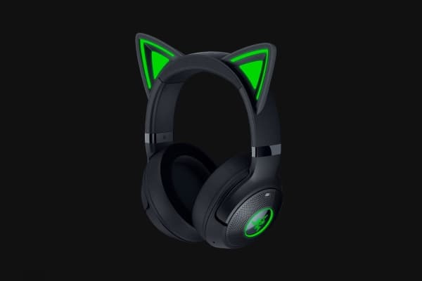 Razer Kraken Kitty V2 BT, Langaton, Pelaaminen, 20 - 20000 Hz, 325 g, Kuulokkeet, Musta