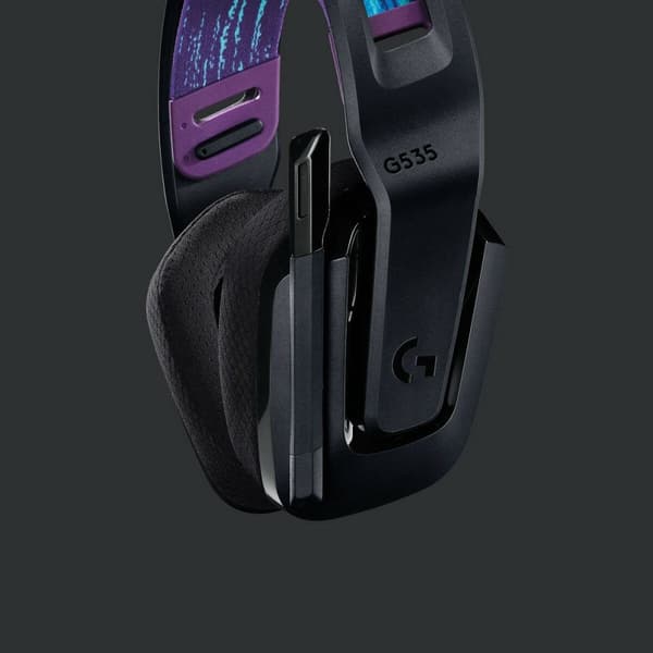 KÄYTETTY Pelikuuloke mikrofonilla Logitech G535 Musta (Kunnostetut Tuotteet A)